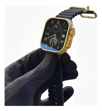Smartwatch Inteligente Bw15 Ultra Max Golden Edition 2 pulseiras